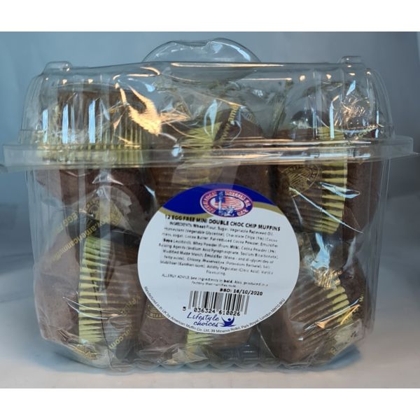 American Muffin Egg Free Double Choc Chip Muffins (12 Pcs)