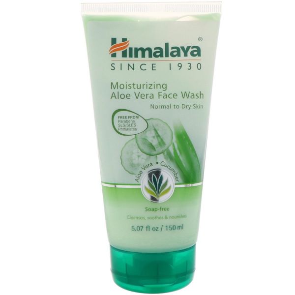 Himalaya Moisturizing Aloe Vera Face Wash (Normal To Dry Skin) 150ml